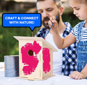 Tốt Nhất Bán 12 Gói Tự Làm Bằng Gỗ Birdhouses Nghệ Thuật Sáng Tạo Và Hàng Thủ Công Thiết Lập Cho Trẻ Em Và Người Lớn Nguồn Cung Cấp Thủ Công Bán Buôn - Product Image 6
