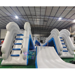 Équipement gonflable de jeu d'eau de PVC durable commercial Yacht gonflable et quai de bateau d'océan glisse le château gonflable d'amusement - Product Image 1