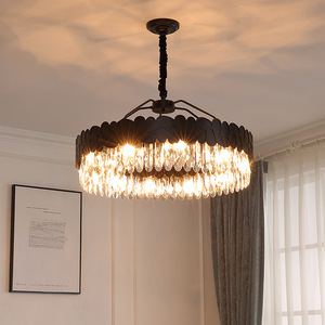 Insieme <span class=keywords><strong>design</strong></span> decorativo soggiorno oro Hotel Led lusso soffitto <span class=keywords><strong>lampadari</strong></span> di cristallo di lusso e luci a sospensione - Product Image 2