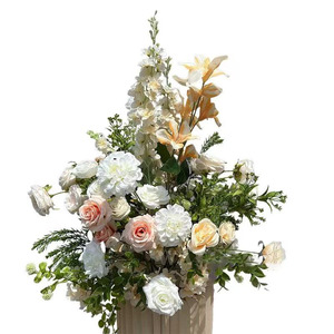 Camino <span class=keywords><strong>de</strong></span> Mesa <span class=keywords><strong>de</strong></span> <span class=keywords><strong>Flores</strong></span> Artificiales Románticas Hechas a Mano <span class=keywords><strong>de</strong></span> Alta Calidad para Decoración del Hogar, Decoración <span class=keywords><strong>de</strong></span> Escritorio para Fiestas, Centros <span class=keywords><strong>de</strong></span> Mesa - Product Image 2