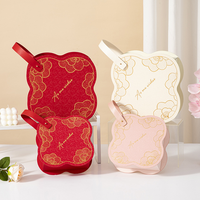 Nouvelle boîte cadeau de style chinois, grande taille, trèfle à quatre feuilles, boîte d'emballage pour mariage, boîte cadeau portable pour les fêtes, boîte cadeau de Noël