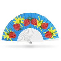 Éventail en bambou vierge de 13 pouces pour peinture DIY, artisanat artistique, portable et pliable, pour la décoration intérieure et les accessoires de photographie