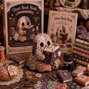 Factory Handcaft Halloween Patchwork Ghost DIY <b>Sewing</b> <b>Kit</b> for Halloween Tabletop Decoration - Product Image 5