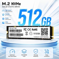 قرص صلب داخلي NVMe SSD بسعة 512 جيجابايت وسرعة قراءة وكتابة عالية، مناسب لأجهزة الكمبيوتر المحمولة وأجهزة الألعاب والاستخدام المكتبي