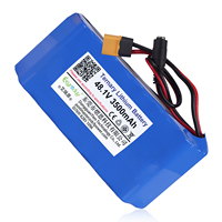 Paquete de Baterías de Iones de Litio de 48 V, 48,1 V, 3500 mAh, NMC 13S, para Bicicleta Eléctrica, Scooter, Monociclo, Patineta Eléctrica