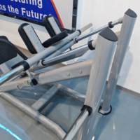 Presse à jambes inclinée à 45 degrés robuste pour la musculation des muscles des jambes et la réduction de la pression lombaire – Équipement de gym