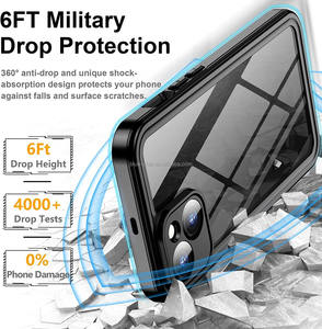 Coque de Protection antichoc complète à 360 degrés avec protecteur d'écran 9H intégré, étui de téléphone étanche IP68 pour <span class=keywords><strong>Iphone</strong></span> 14Pro - Product Image 6