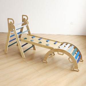 Juego <span class=keywords><strong>de</strong></span> escalada Montessori <span class=keywords><strong>de</strong></span> <span class=keywords><strong>madera</strong></span> plegable para niños pequeños, juego <span class=keywords><strong>de</strong></span> triángulo para ocasiones en el gimnasio, juguetes <span class=keywords><strong>de</strong></span> escalada <span class=keywords><strong>Pikler</strong></span> para niños - Product Image 1