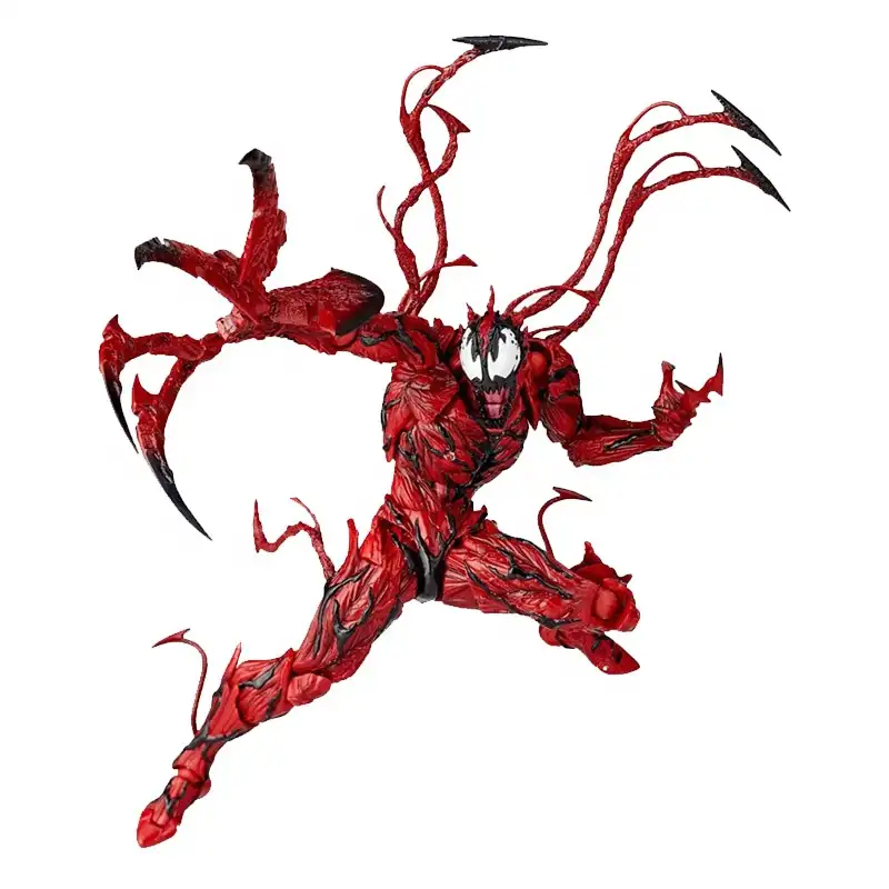 מדהים-ימגוצ 'י סדרת No.008 CARNAGE ארס אדום פעולה איור צעצועי מפרקי מפרקים ניד ויניל בובת אוסף דגם