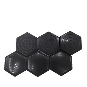 Láminas Magnéticas Hexagonales 32x28x6mm, Imán Pasivo de Piedra Bian Negra para Aplicaciones de Separación - Product Image 4