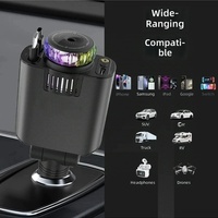 Aromatherapie Sternenhimmel 5-in-1 Einziehbares Kabel QC3.0 Schnellladung 180W Auto-Aroma-Diffusor, Auto-Schnellladegerät