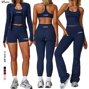 Ensemble <span class=keywords><strong>de</strong></span> yoga trois pièces personnalisé <span class=keywords><strong>pour</strong></span> femmes, <span class=keywords><strong>pour</strong></span> la course en plein air, vêtements <span class=keywords><strong>de</strong></span> <span class=keywords><strong>sport</strong></span> <span class=keywords><strong>de</strong></span> haute qualité, taille plus, vêtements <span class=keywords><strong>de</strong></span> <span class=keywords><strong>sport</strong></span> <span class=keywords><strong>pour</strong></span> la salle <span class=keywords><strong>de</strong></span> <span class=keywords><strong>sport</strong></span>, ensembles d'entraînement - Product Image 1