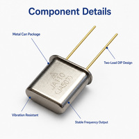 Résonateur à cristal de quartz EvolE Tech EVOL-JA110 8-130 MHz, résistant aux vibrations, large plage de température, boîtier métallique pour la communication, le contrôle et la synchronisation