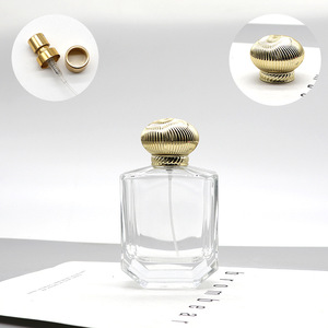 Wholesale 100ml Square Cosmetic <b>Empty</b> Bottles Crystal White Glass Perfume Refill Spray Bottles with Snap-On Caps <b>Boxed</b> Packaging - Product Image 3