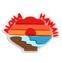 Diskon besar jimat Clog grosir sepatu Hawaii jimat musim panas dekorasi sepatu liburan jimat sepatu untuk Inggris keluaran baru penggemar US
