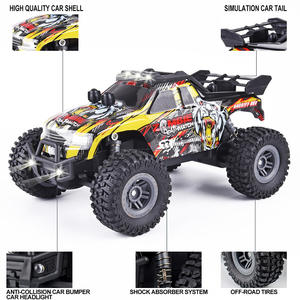 Coche RC AiJH 1:18, 15 KM/H, Todoterreno, Coche RC <span class=keywords><strong>de</strong></span> Alta Velocidad con Luces, Escalada, 2.4 GHz, Camioneta - Product Image 4