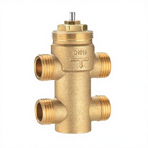 Válvula de bola proporcional de latón de 2 vías y 3/4 pulgadas con control de flujo de agua eléctrico de 2-10V y anulación manual OEM - Product Image 2