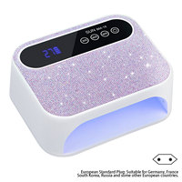 Lampe à LED UV en plastique durable avec capteur intelligent, plusieurs minuteurs, séchage complet des ongles, séchoir standard pour salon ou usage domestique et professionnel