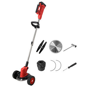 Cortadora de Césped y Desbrozadora Inalámbrica Multifuncional Vertak de 21V con Mango Antivibración y Ruedas de Cuchillas Metálicas - Product Image 2