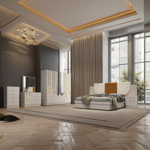 Set Completo di Mobili per Camera da <span class=keywords><strong>Letto</strong></span>, Struttura in Legno, <span class=keywords><strong>Letto</strong></span> Matrimoniale King Size, Arredamento Moderno per Camera da <span class=keywords><strong>Letto</strong></span> - Product Image 6