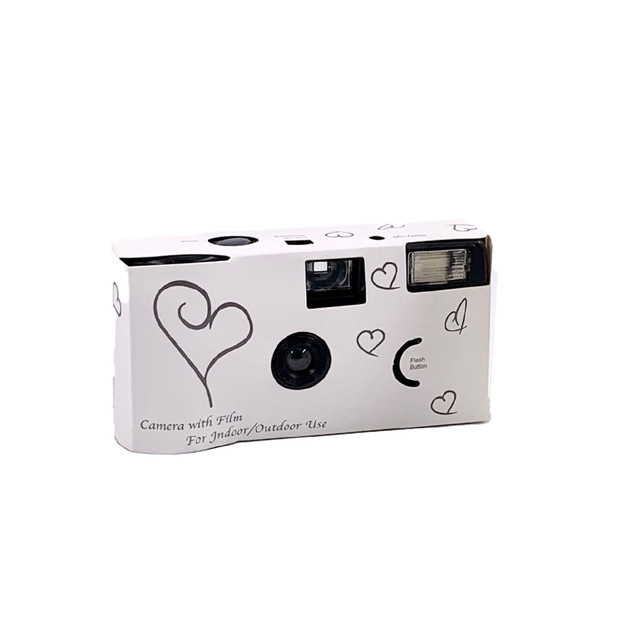Original Design Disposable Camera With 12 Film Rolls in Customizable Packaging