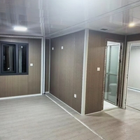 Maison préfabriquée en conteneur pour chantier de construction, facile à déplacer, unité de logement mobile extensible