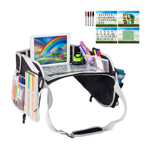Échantillon gratuit Nouveau produit Impression personnalisée Équipement de voyage Siège auto pour tout-petit Plateau de voiture pliable imperméable Plateau de jeu de voyage pour enfants Vente en gros - Product Image 1