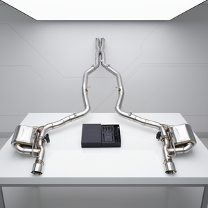 Tuyaux d'échappement en acier inoxydable pour Chrysler 300C V8 5.7L 2005-2010, silencieux arrière, système d'échappement Boska Valvetronic - Product Image 1