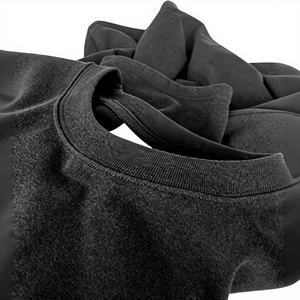 T-shirt en coton à col rond pour homme, coupe ample avec motif, vêtement de loisirs, design estampé à chaud, taille européenne 96%+ - Product Image 1