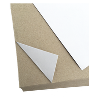 350 Gsm 400gsm carton blanc avec neuf Dragon enduit Duplex carton gris arrière