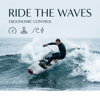 Planche de surf électrique haute vitesse en gros, moteur lithium, sports nautiques, gris, repose-pieds, équipement océanique pour adultes