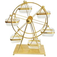 Étagère à épices rotative en forme de grande roue, présentoir unique pour épices, modèle créatif pour buffet, restaurant, hôtel, vaisselle