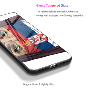 เคสโทรศัพท์ TPU กระจกเทมเปอร์แวววาวพิมพ์ลายเด็กผู้หญิงสำหรับ iPhone <span class=keywords><strong>7</strong></span> 8 XS ฝาหลัง11pro สำหรับ S23 ultra - Product Image 2