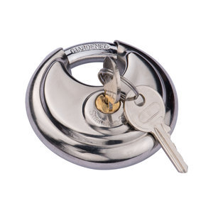 Ổ Khóa & Chìa Khóa Đĩa Ổ Khóa Ổ Khóa Khóa Cam Chống Nước Chịu Lực Nặng Ổ Khóa Cửa Đĩa Tròn Bằng Thép Không Gỉ Khóa Fob Chìa Khóa - Product Image 3