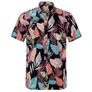 Chemises décontractées sur mesure pour <span class=keywords><strong>hommes</strong></span>, grandes tailles, 100% polyester, séchage rapide, streetwear d'été - Product Image 6
