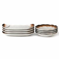 Service de table en mélamine résistant aux taches et facile à nettoyer, sans BPA, incassable, assiettes et bols, pour hôtels et restaurants, vente en gros OEM, personnalisable