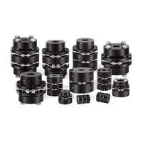 Accouplement en acier 45 pour moteur monocylindre DJM, coupleur de moteur à double disque JND-8, série 1000, vis à 8 trous, élastique, haute rigidité
