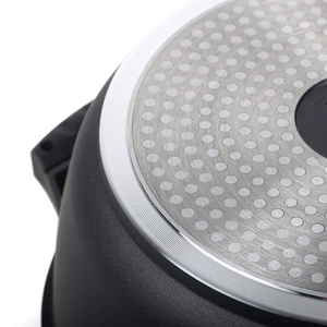 Olla Alta para Sopa JEETEE OEM <span class=keywords><strong>Royalty</strong></span> <span class=keywords><strong>Line</strong></span> de Alta Calidad, Fabricada en Aluminio Fundido con Revestimiento de Mármol, Tapa de Vidrio, Olla para Cocinar con Tapa - Product Image 5