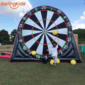 Jeu de tir de football gonflable commercial à louer, cible de fléchettes de football en PVC robuste, jeu de fléchettes de football gonflable personnalisé - Product Image 5