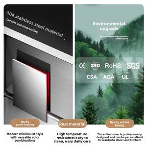 ตู้ครัวสแตนเลสแบบอเมริกัน ชนิดเปิด สำหรับเตาบาร์บีคิวกลางแจ้ง วิลล่า และลานบ้าน - Product Image 4