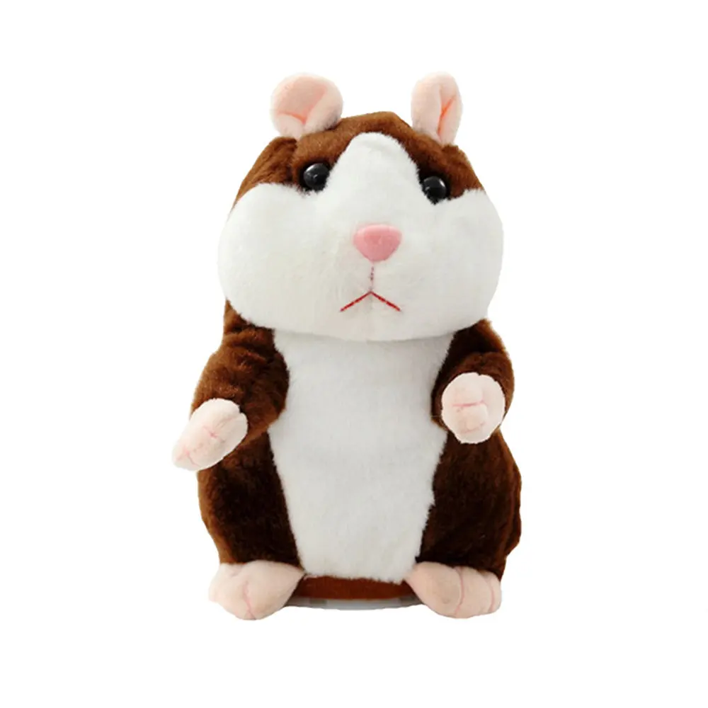 Voice Recording electric toys Talking Hamster Repeats Lovely Plush stuffed toys Talking Hamster Toys repeat talking mouse