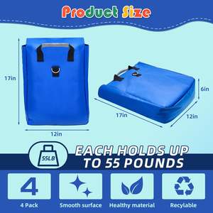 ถุงทรายไวนิลที่มีด้ามจับถุงทรายบ้านเด้งเหมาะสำหรับแทรมโพลีนแบบคงที่สไลเดอร์สูบลม - Product Image 2