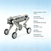 Robot chien quadrupède industriel bionique, robot d'inspection autonome à quatre pattes avec caméra LiDAR, boîte de vitesses et pompe