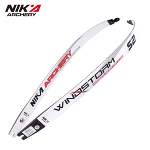 Nika Archery S2, extremidades de arco recurvo, mano derecha e izquierda para principiantes, entrenamiento de tiro, extremidades de arco ILF - Product Image 4