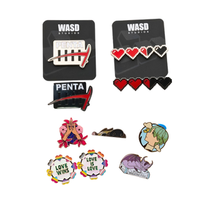 Broches en métal de haute qualité, épingles de revers en émail souple ou dur, plaquées or et argent, personnalisables en gros, cadeau en vrac - Product Image 4