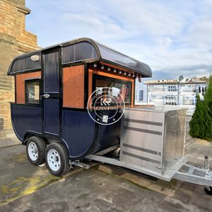 Carrito de Comida Móvil 2025, Carrito de Helados, Carrito de Comida Remolcable, Carrito de Café, Remolque de Comida Rápida para Hot Dogs - Product Image 3
