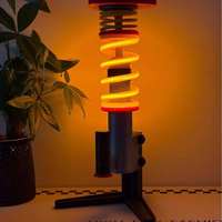 Lampe de table et veilleuse décorative personnalisée en forme d'amortisseur de voiture, design créatif imprimé en 3D de style industriel