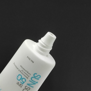 Wholesale Custom 50ml <b>Plastic</b> Cosmetic Oval <b>Tubes</b> for Sunscreen - Product Image 2