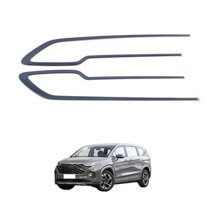 Accessori <span class=keywords><strong>interni</strong></span> in acciaio inossidabile in fibra di carbonio per autoveicoli ABS per 2021 <span class=keywords><strong>Hyundai</strong></span> CUSTO struttura di rivestimento per maniglia interna - Product Image 1