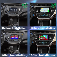 Decodificador de Interfaz de Sistema Linux Viknav Compatible con Toyota Avalon 2013-2017, Actualización Inalámbrica de Android Auto y CarPlay